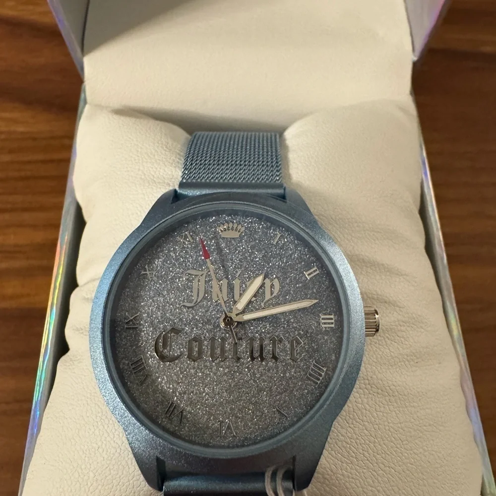Juicy Couture Black Label Blue Watch - NIB needs a new battery